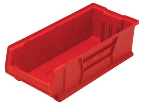 Quantum Food Service QUS952 RD Hulk Stack Shelf Container - 11 x 7, Red, Case of 4
