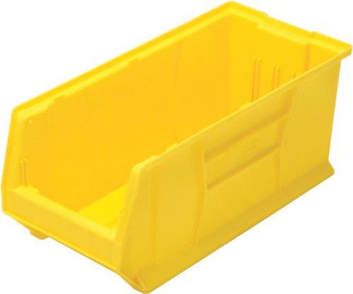 Quantum Food Service QUS953 YL Hulk Stack Shelf Container - 11 x 10, Yellow, Case of 4