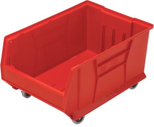 QTM QUS964MOBRD Mobile Hulk Container, Red - 1 per Cotton