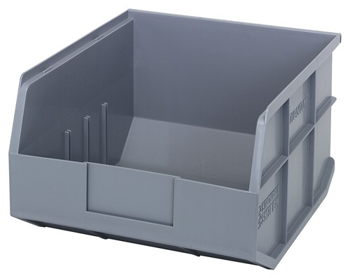 Stackable Shelf Bin, Gray - 6 per Cotton