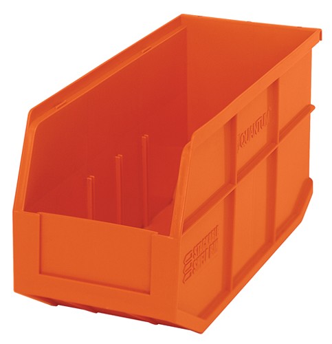 Stackable Shelf Bin, Orange - 6 per Cotton
