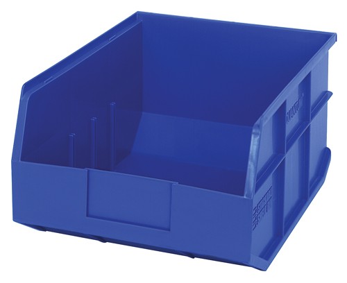 Stackable Shelf Bin, Blue - 6 per Cotton