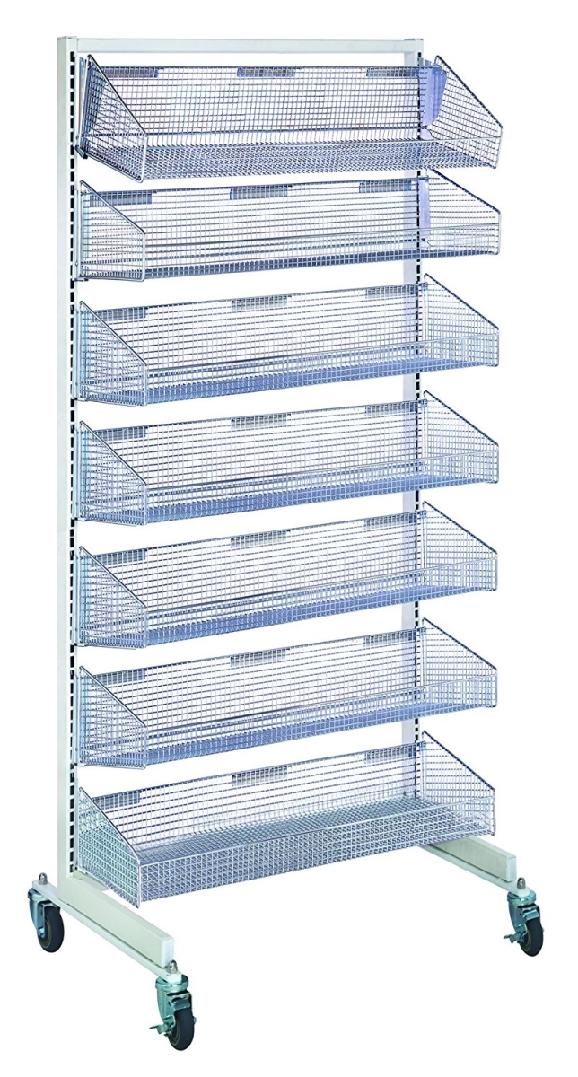 Single Sided Starter Unit - Beige - 36 x 70 in. - Includes 7 Baskets
