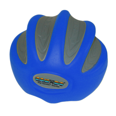 FAB 10-1993 Large Digi-Squeeze Hand & Finger Exerciser Heavy, Blue