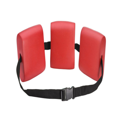 FAB 20-4002R Swim Belt with Adjustable Strap & 3 Floats, Red