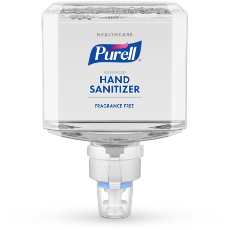 GOJ 7751-02 1200 ml Healthcare Advanced Hand Sanitizer Gentle & Free Foam, Clear - 2 Per Case -  GOJO Industries