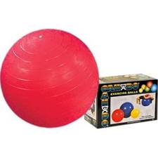 CanDo Inflatable Exercise Ball, Red 75 cm (30")