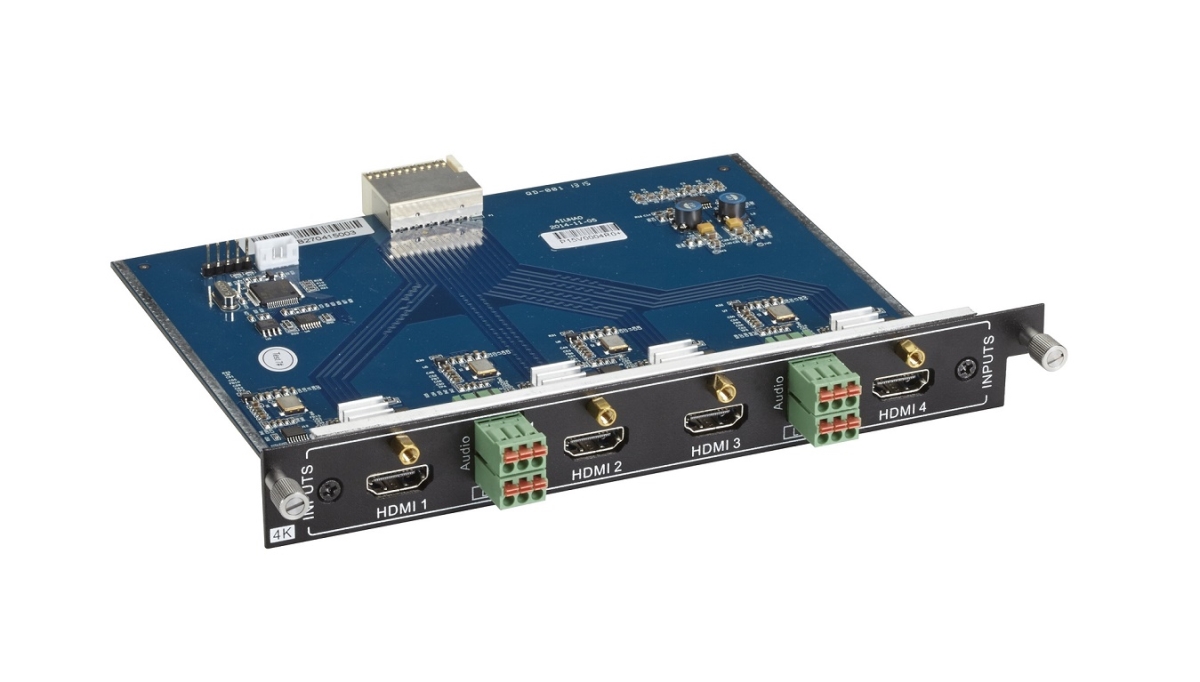 Picture of Black Box 332002382-01 Modular Video Matrix Switcher Input Card 4K HDMI Audio for AVS-4I-HDM&#44; Black