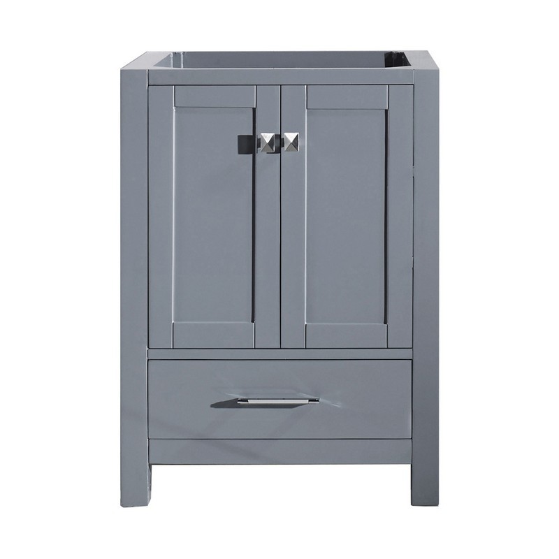 GS-50024-CAB-GR 24 in. Caroline Avenue Single Cabinet, Gray -  VIRTU USA