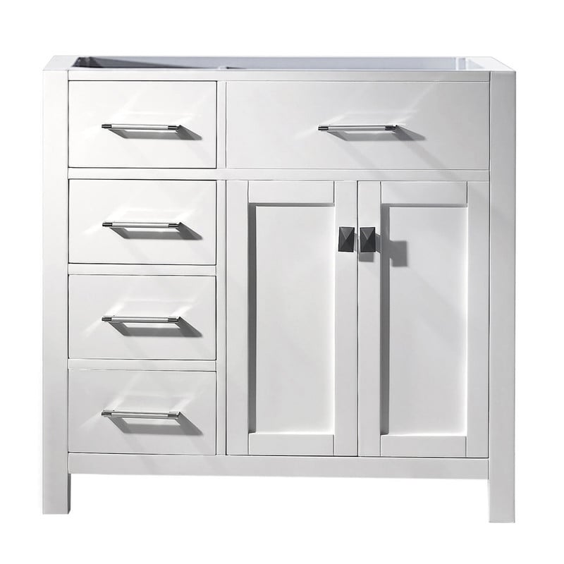 MS-2136L-CAB-WH 36 in. Caroline Parkway Single Cabinet - White