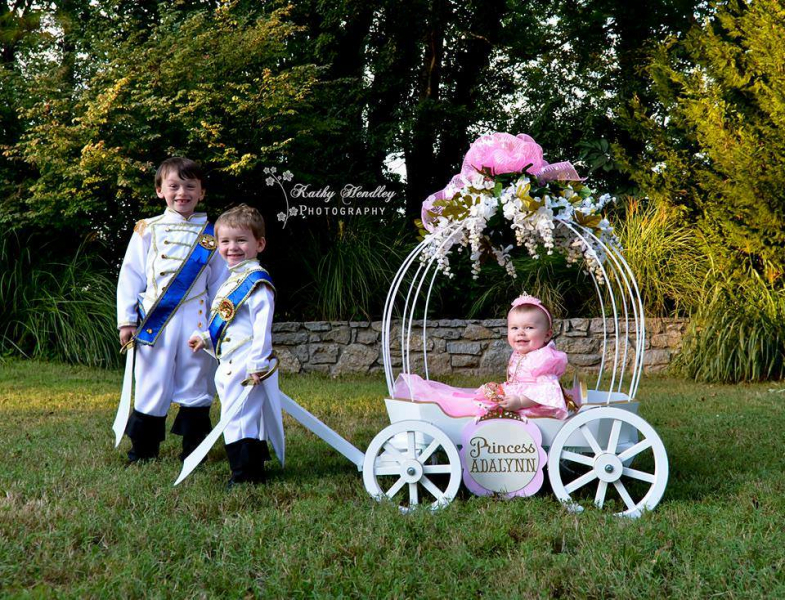 Picture of Mini Wedding Wagons MDWGOO11 Angel Carriage&#44; Gloss White - Large