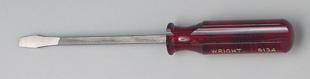 Wright Tool 3/8in Tip Square Shank Slotted Screwdrivers 13-1/2in Length - 9135