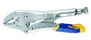 Picture of Irwin Tools PE5T 10 in. Vise-Grip Curved Jaw with Wire Cutter Locking Plier