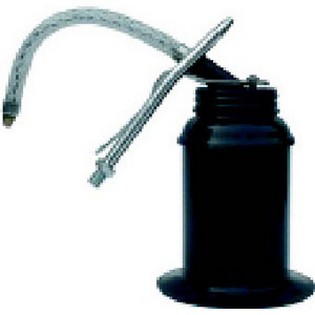 Lubrication Oil Can, 6 oz, Pistol Grip Style, Black