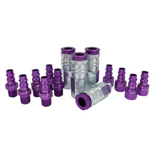 Milton MIS-314VKIT 0.25 in. High Flow V Style Kit - 4 Piece