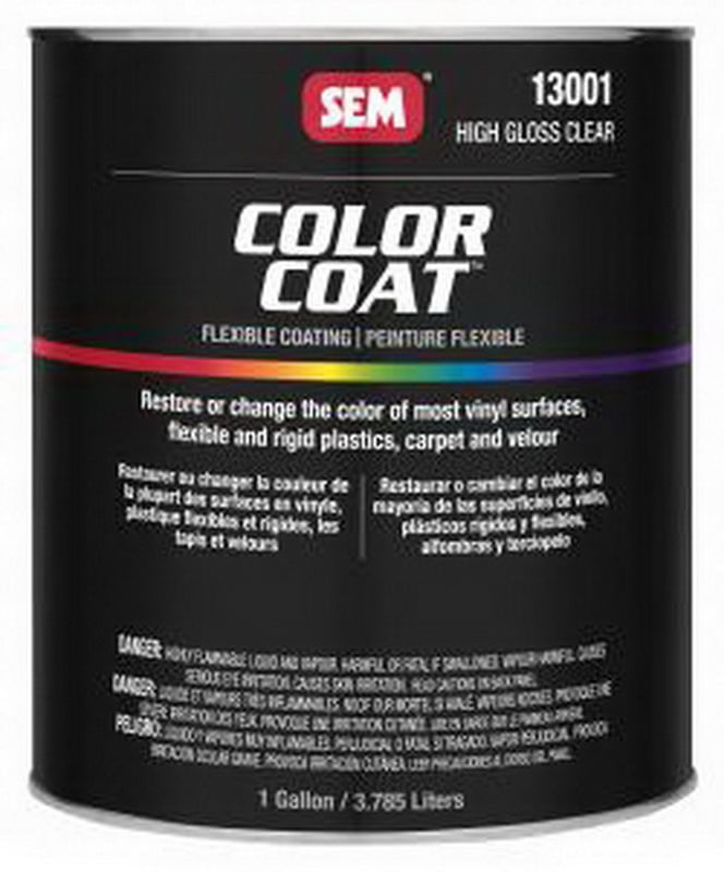 SEM Products SE13001 High Gloss Clear Paint, 1 gal