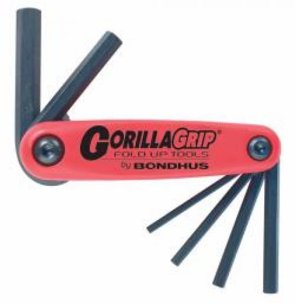 Picture of Bondhus BH12592 Hex Gorillagrip Foldup&#44; 1.5-6 mm - 7 Piece