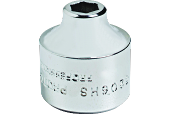 PO5214HS Super Short Socket , 0.37 in. Drive 0.43 in. - 6 Point