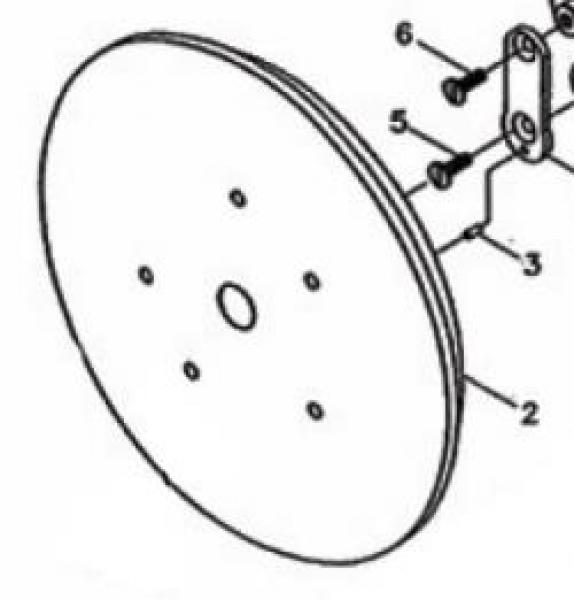 AO3008-A02 8 in. Pad Part