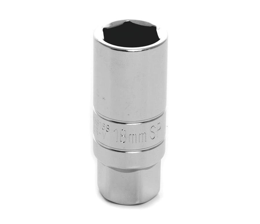 PTW38168 18 mm x 0.37 in. Drive Spark Plug Socket, Chrome