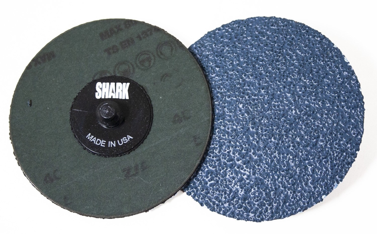 Shark Industries SI13244 2 in. 50 Grit Mini Grinding Disc, Pack of 25