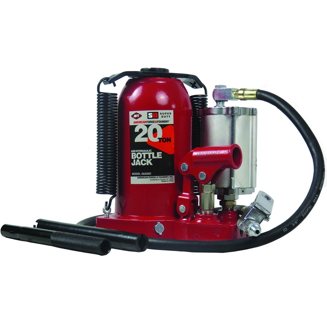 20 Ton Capacity Super Duty Air & Hydraulic Bottle Jack