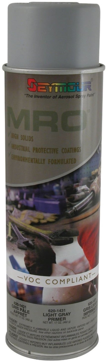Picture of Seymour of Sycamore TM620-1431 16 oz High Solids Spray Paint with Light Gray Primer