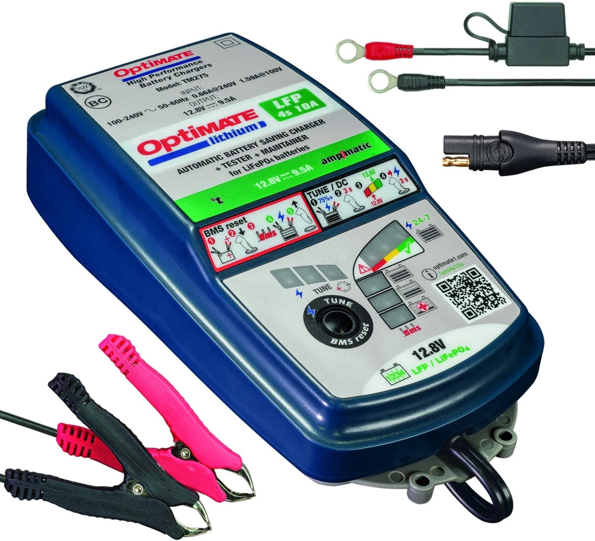 TECTM-275 Lithium Battery Charger with Select & TUNE ECU Flash