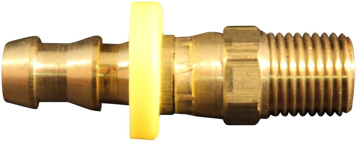 Swivel Hose Fitting - 0.25 in. Male End - Durable Push-On Design
