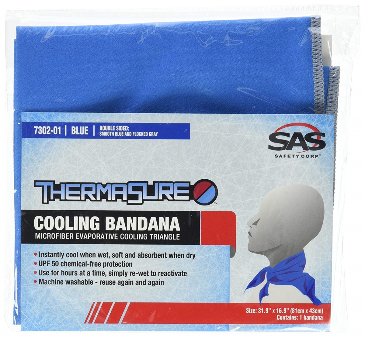 SA7302-01 Cooling Bandana, Blue