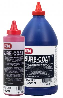 SEM Products SE16525 0.5 gal Paints Sure Coat, Quindo Red