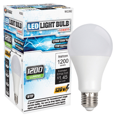 PTW2282 1200 Lumens 120V Rough Service Light Bulb