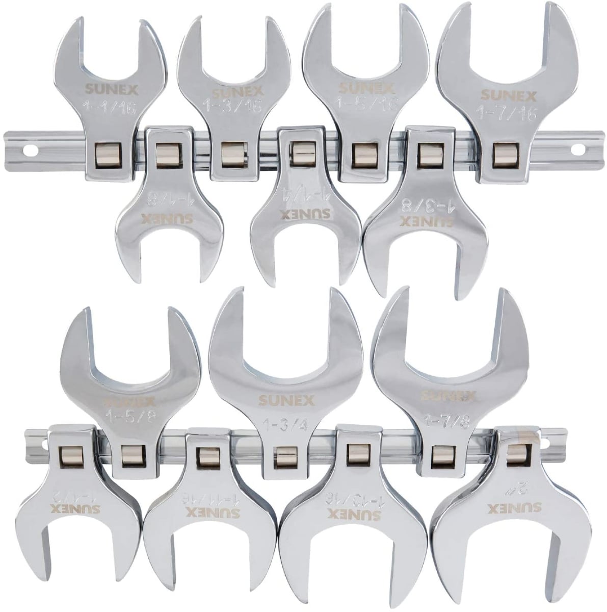 Jumbo Crowfoot Wrench Set - 0.5 in. Drive