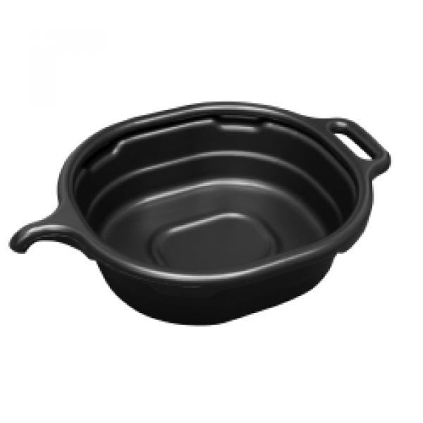 4.5 gal Oval Drain Pan, Black