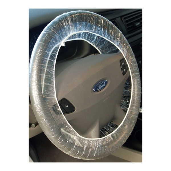 AR83-506 Disposable Steering Wheel Covers, Clear - Pack of 250