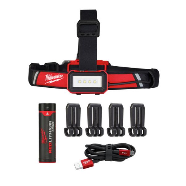 Milwaukee Tool ML2115-21 USB Rechargeable Low-Profile Headlamp