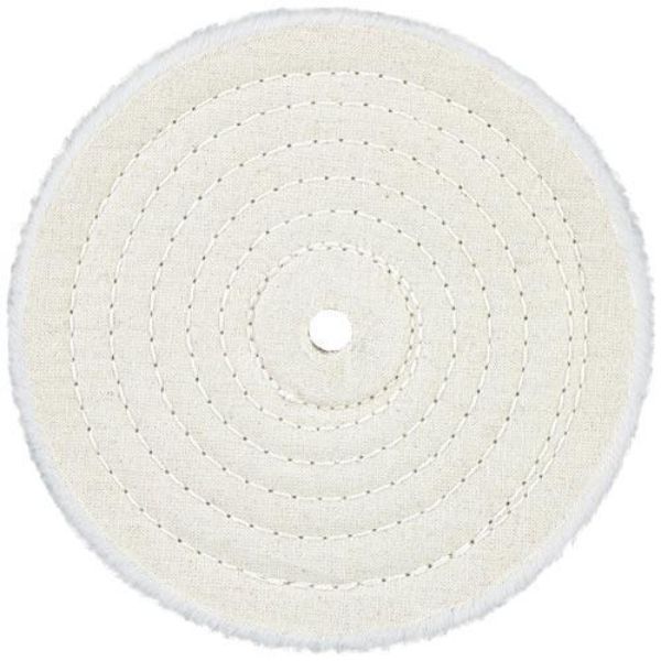7.5 in. Wool Polishing Pad with 1.5 in. Pile, White