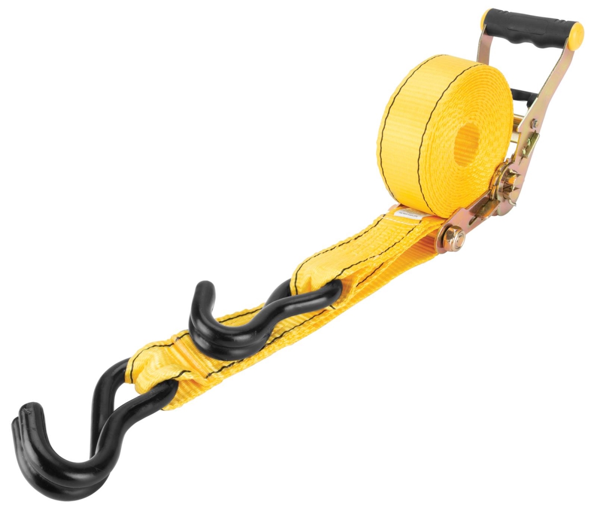1.5 in. x 15 ft. Ratcheting Tie Down Straps, Pack of 2