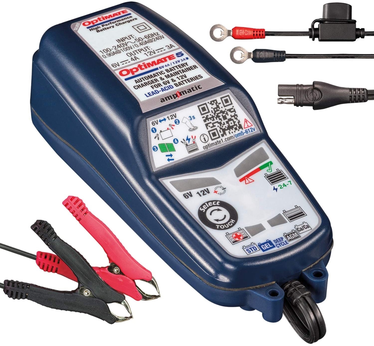 TECTM321 6V 4A to 12V 3A Sealed Battery Saving Charger
