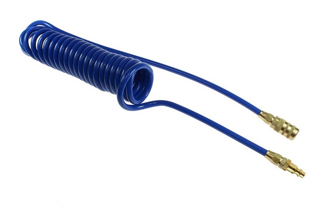 0.25 in. x 25 ft. Flexcoil Air Hose, Blue