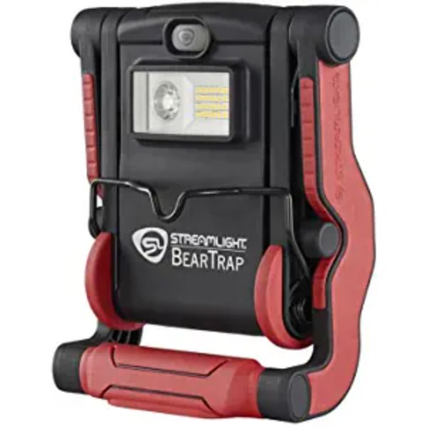 SR61520 2000 lm BearTrap Multi-Function Worklight with Magnetic Base & Hang Hook, Red