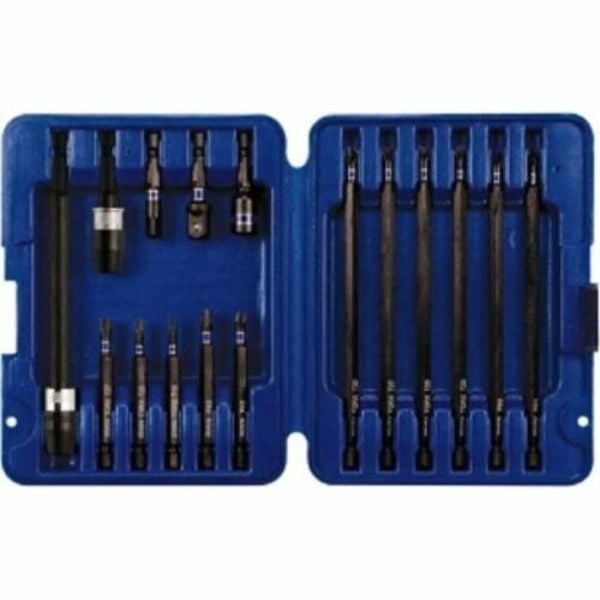 Impact Screwdriver Bit Set, Multicolor - 16 Piece