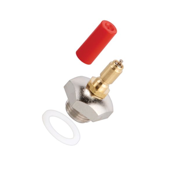 Quick Connect-Sure Filler Cap for Vacuums, Red