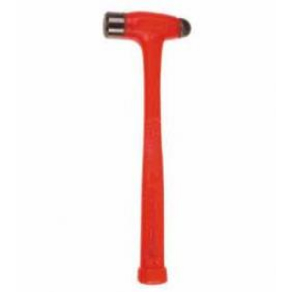 PO54-524A 24 oz Compo Cast Ball Pein Hammer, Red