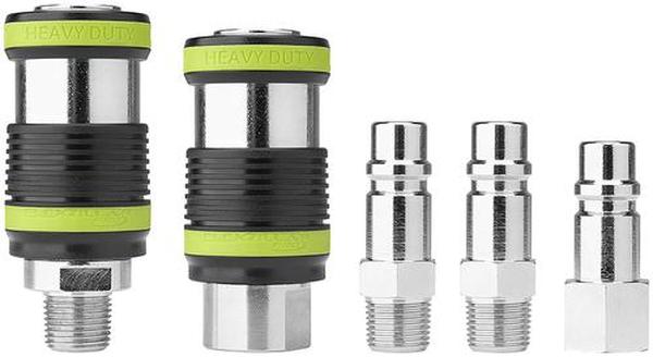 LMA55656FZ Heavy Duty Safety Coupler & Plug Kit, 5 Piece