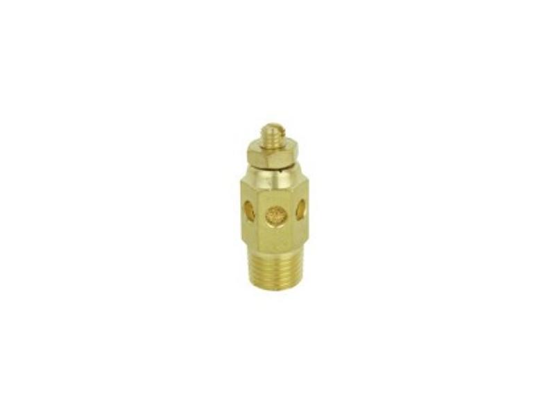 MI1087-4BK 0.25 in. MNPT Speed Control Exhaust Muffler - Bulk