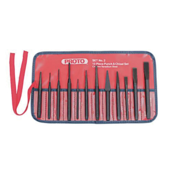 Ind Tools POJ2S2 Punch & Chisel Set - 13 Piece