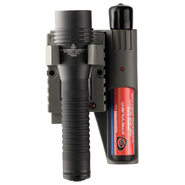 SR74778 Strion LED HL 615 Lumen Rechargeable Professional Flashlight with 120V, 100V & 12V DC Piggyback Charger, Black