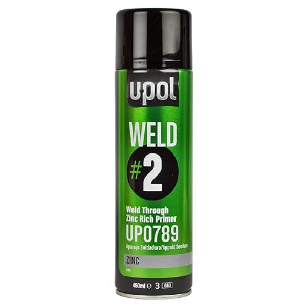 Picture of U-Pol US UP0789 450 ml No. 2 Through Zinc Rich Aerosol Primer - Automotive