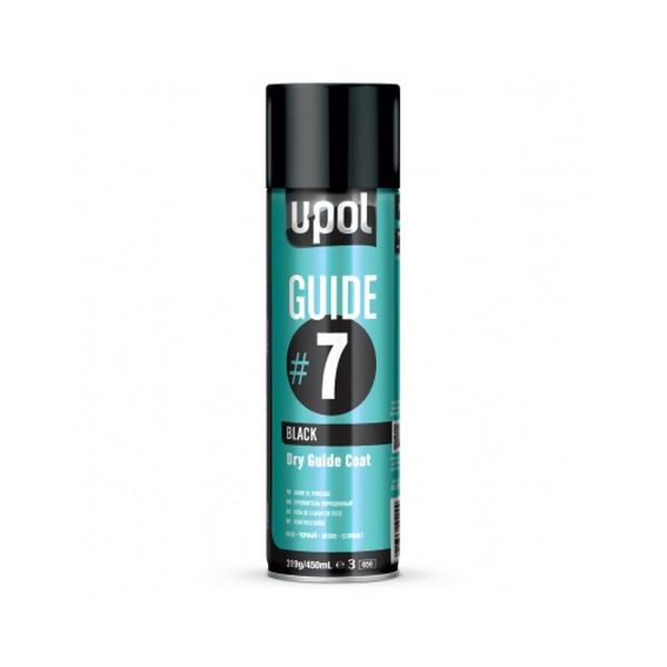 Picture of U-Pol US UP0873 450 ml Black Guide No.7 Dry Guide Coat Spray